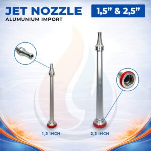 Jet Nozzle Alumunium Machino - 1,5 & 2,5 Inch