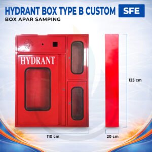 Hydrant Box Type B Custom - SFE - 110 x 20 x 125 cm