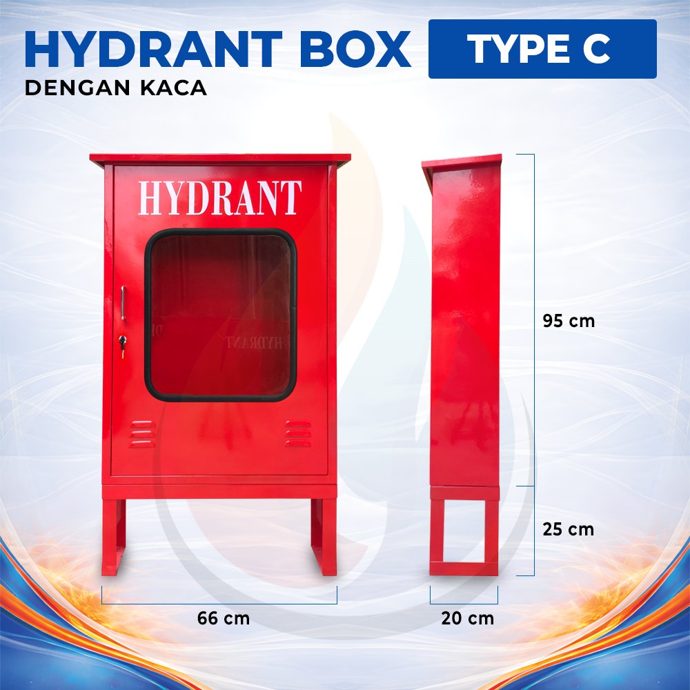 Hydrant Box Outdoor Type C - 66 x 20 x 95 cm