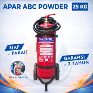 APAR 25 KG Isi ABC Powder - Full Set - Siap Pakai