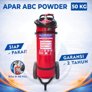 APAR 50 KG Isi ABC Powder - Full Set - Siap Pakai