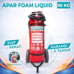APAR 50 kg Isi Foam Liquid - Full Set - Siap Pakai
