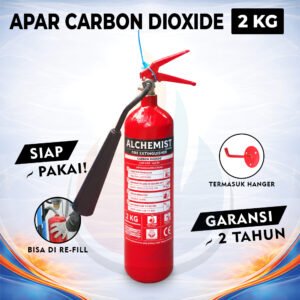 APAR 2 KG Isi CO2 - Full Set - Siap Pakai