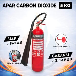 APAR 5 KG Isi CO2 - Full Set - Siap Pakai