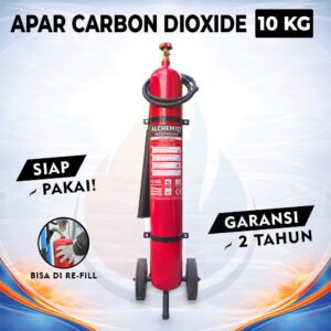APAR 10 KG Isi CO2 - Full Set - Siap Pakai
