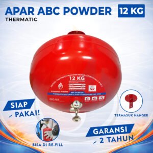 APAR Thermatic ABC Powder Kap. 12 kg - Full Set - Siap Pakai