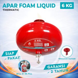 APAR Thermatic Foam Liquid Kap. 6 kg - Full Set - Siap Pakai