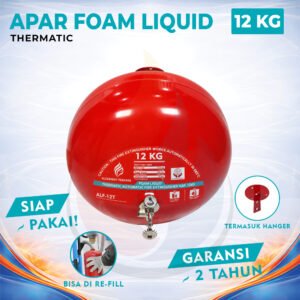 APAR Thermatic Foam Liquid Kap. 12 kg - Full Set - Siap Pakai