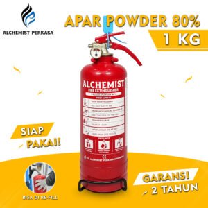 APAR 1 KG Isi ABC Powder 80% CE - Full Set - Siap Pakai