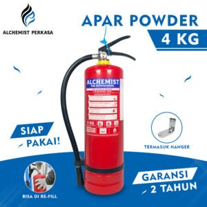 APAR 4 KG Isi ABC Powder - Full Set - Siap Pakai