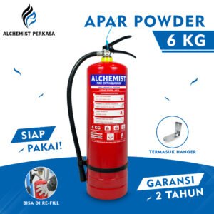 APAR 6 KG Isi ABC Powder - Full Set - Siap Pakai