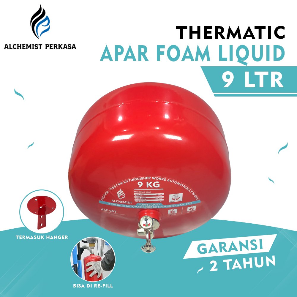 APAR Thermatic Foam Liquid Kap. 9 Ltr - Full Set - Siap Pakai