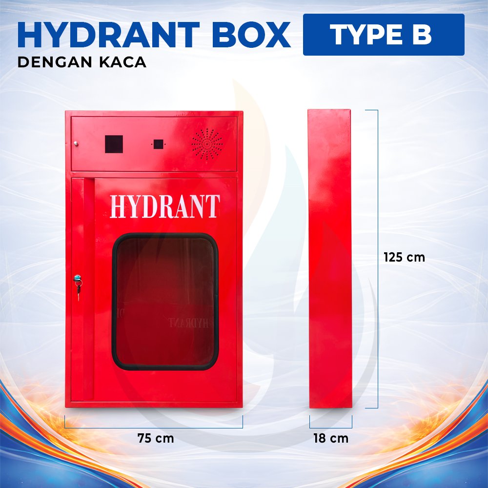 Hydrant Box Indoor Type B - 75 x 18 x 125 cm