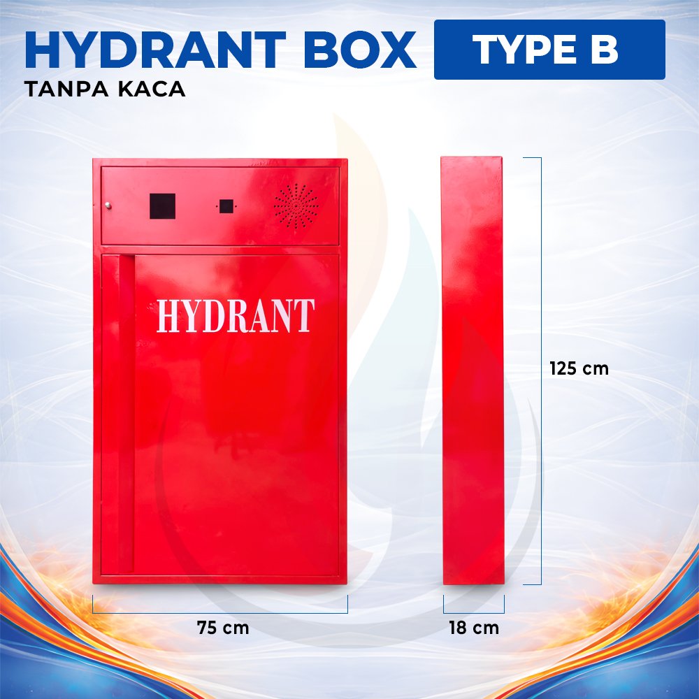 Hydrant Box Indoor Type B - 75 x 18 x 125 cm - Gambar 4
