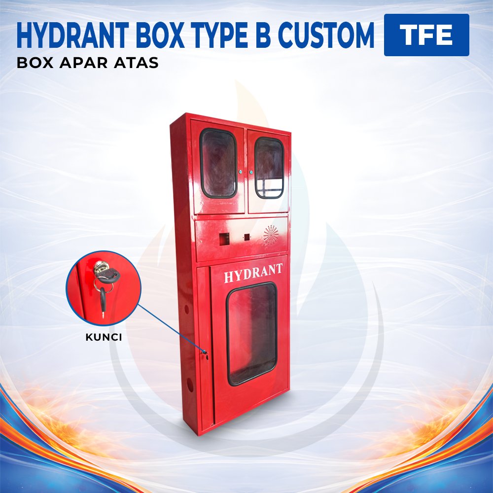 Hydrant Box Type B Custom - TFE - 80 x 20 x 180 cm - Gambar 2