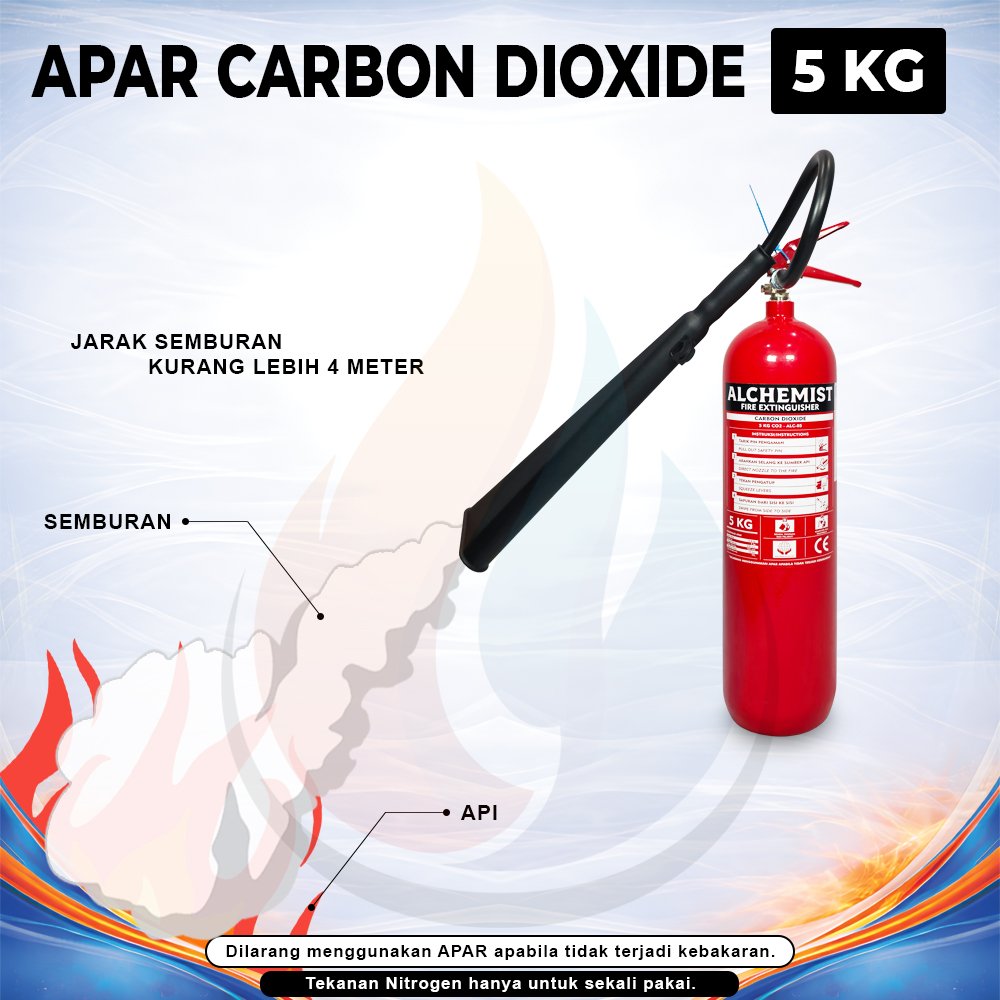 APAR 5 KG Isi CO2 - Full Set - Siap Pakai - Gambar 3