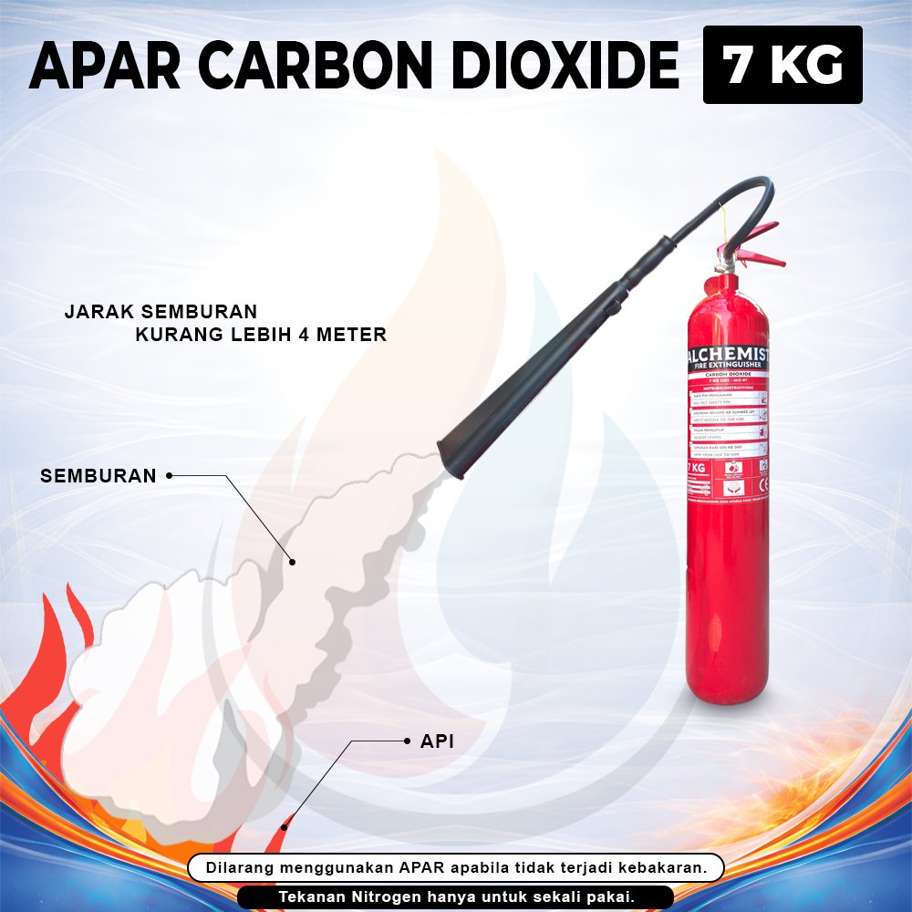APAR 7 KG Isi CO2 - Full Set - Siap Pakai - Gambar 3