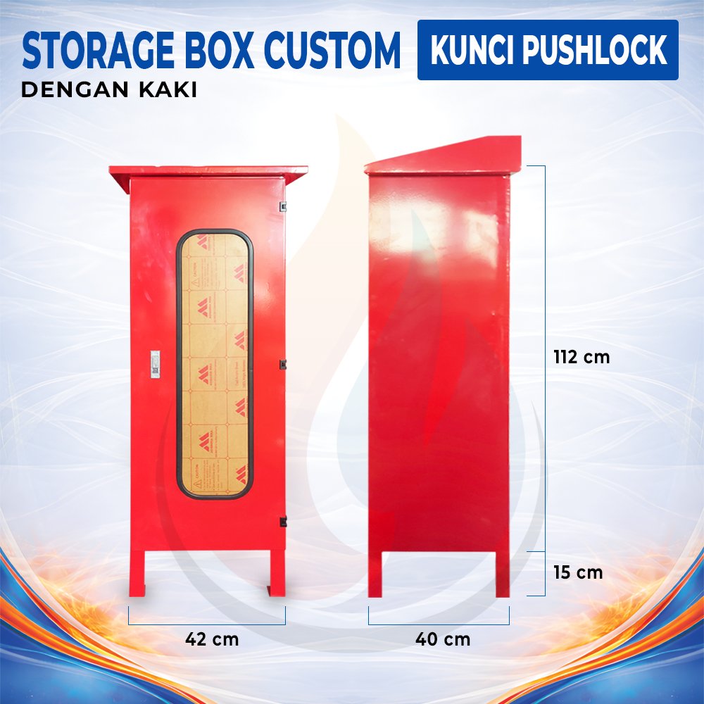 Storage Box Custom 42 x 40 x 112 cm - Kunci Push Lock