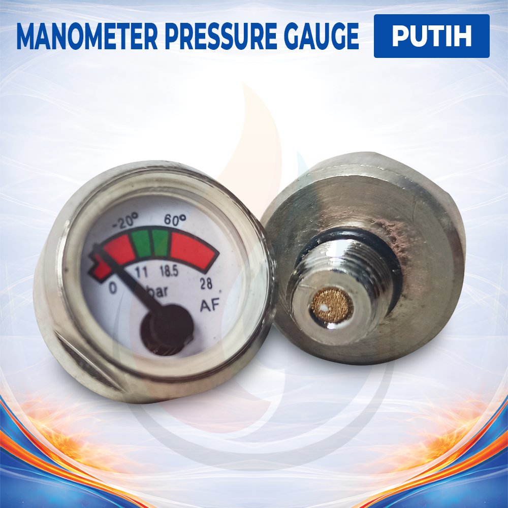 Pressure Gauge APAR / Manometer / Meteran Alat Pemadam / Spareparts - Gambar 2