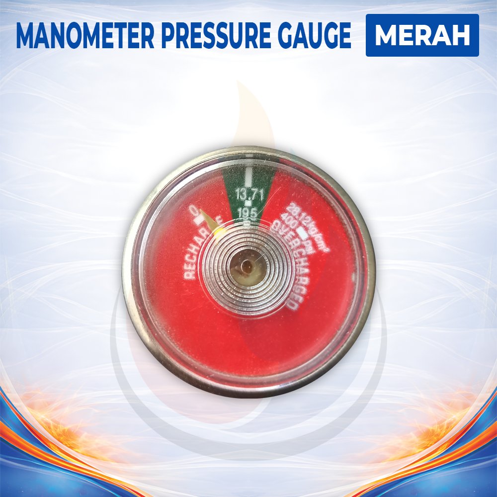 Pressure Gauge APAR / Manometer / Meteran Alat Pemadam / Spareparts - Gambar 5