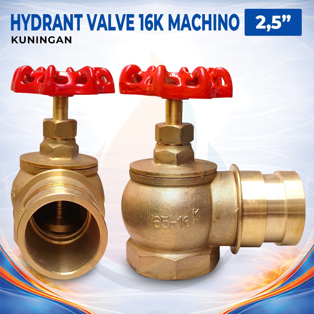 Hydrant Valve 1.5 / 2.5 Inch - Kuningan / Brass 16K Machino