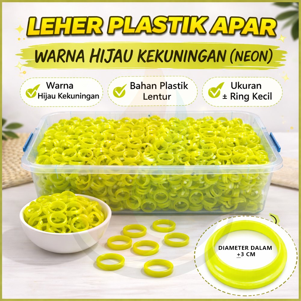 Leher Plastik APAR 0,5-1 kg - Glow in the Dark